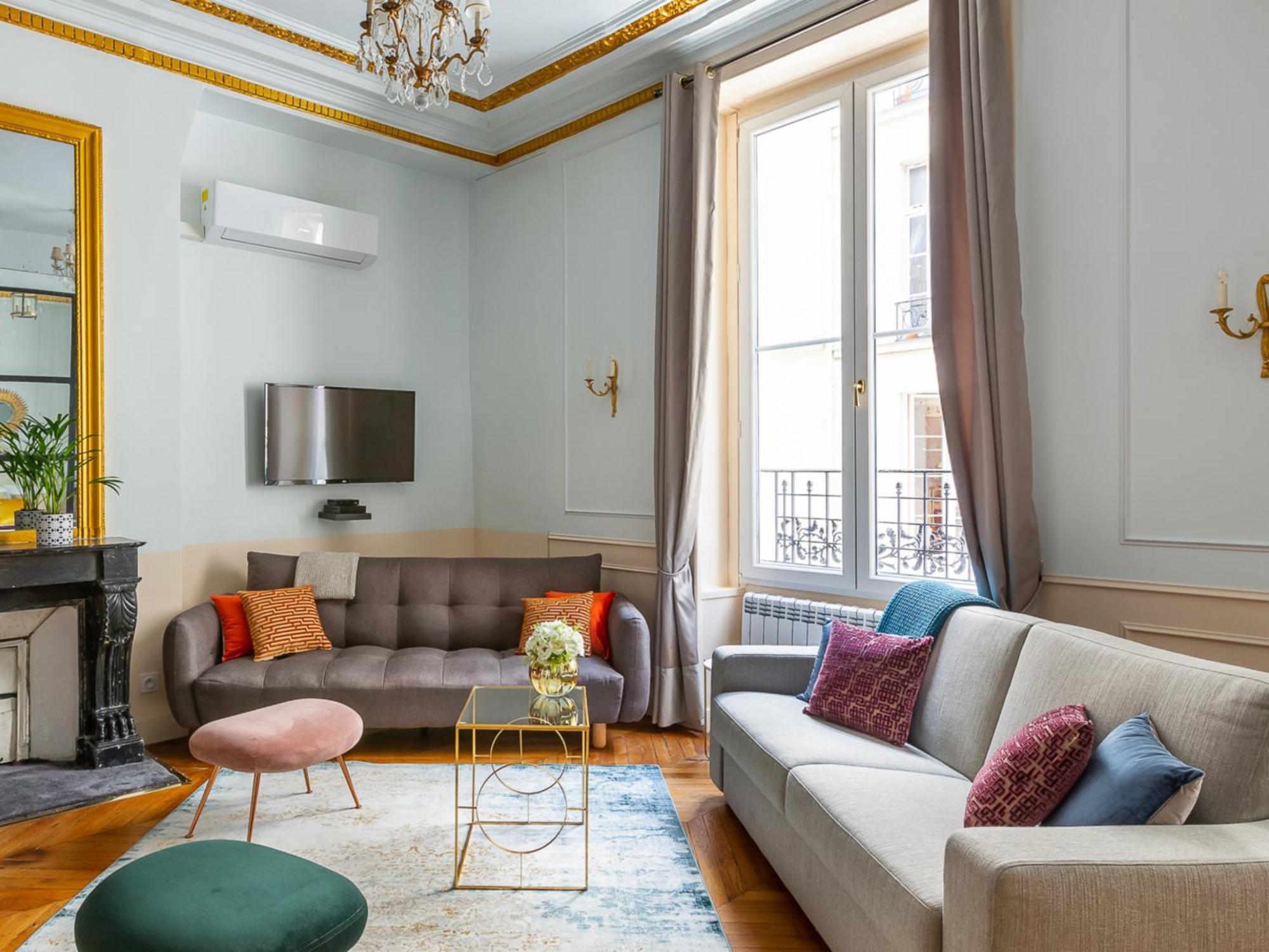 Luxury 3 Bedroom 2 Bathroom - Ac - Louvre&marais Paris